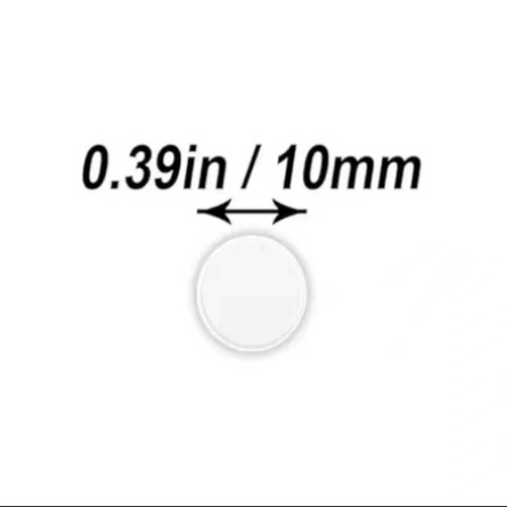 💞 New 40-Count Pack of 10mm Clear Adhesive Mounting Dots for Craft & Decor